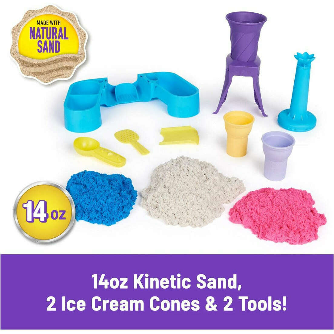 Toys N Tuck:Kinetic Sand Soft Serve Station,Kinetic Sand