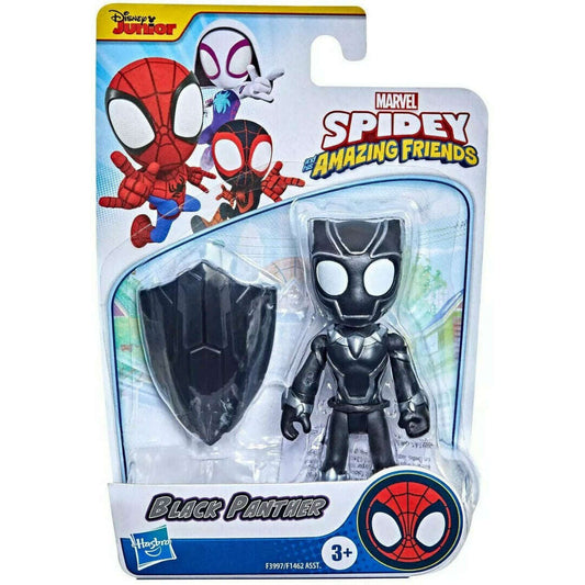 Toys N Tuck:Marvel Spidey And His Amazing Friends Black Panther Figure,Spider-man