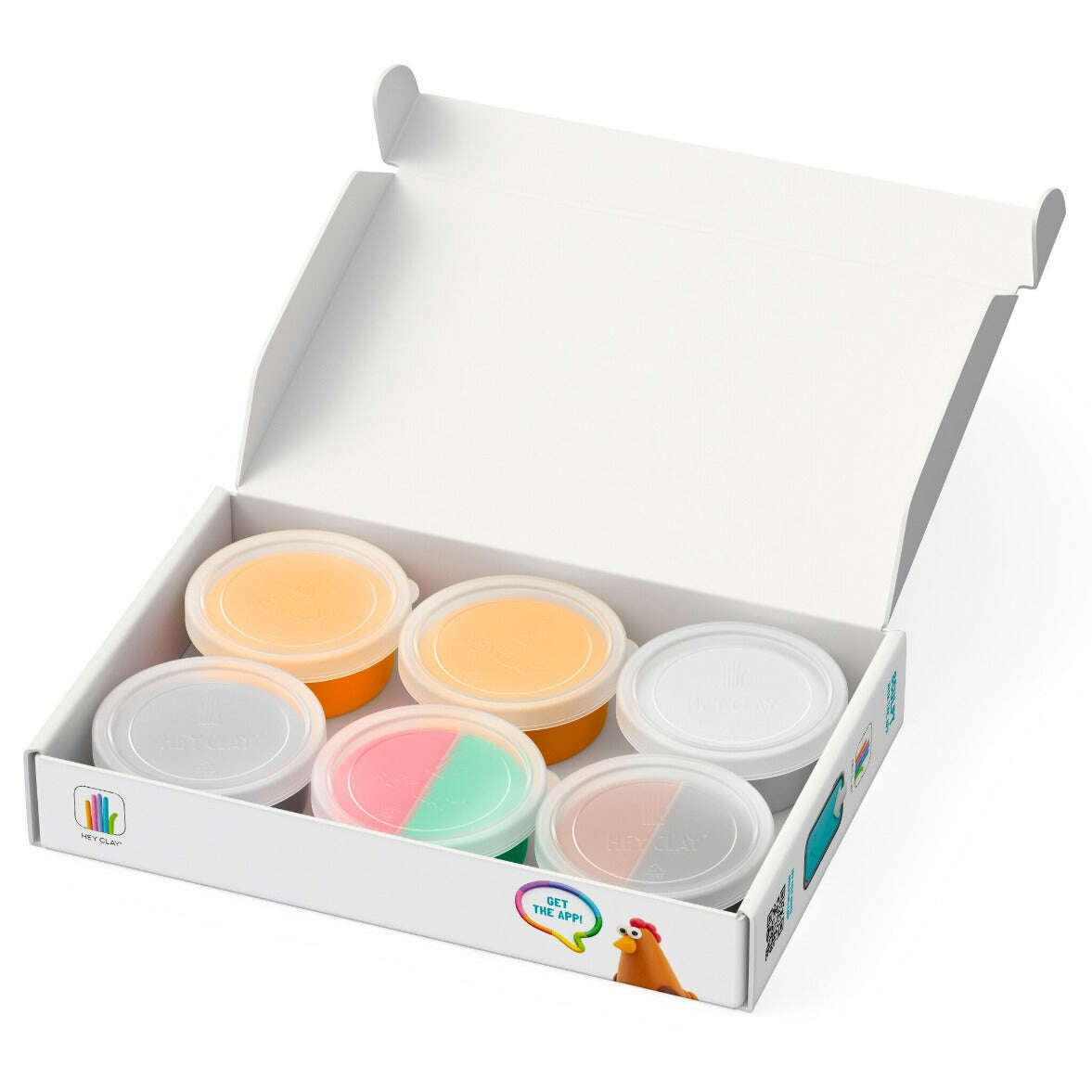 Toys N Tuck:Hey Clay 3 Pack - Farm Birds,Hey Clay