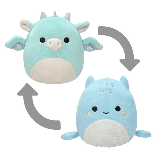 Toys N Tuck:Squishmallows Flip A Mallows 5 Inch Plush - Miles And Lune,Squishmallows