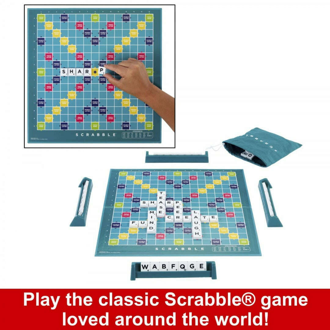 Toys N Tuck:Scrabble Classic 2 In 1,Scrabble