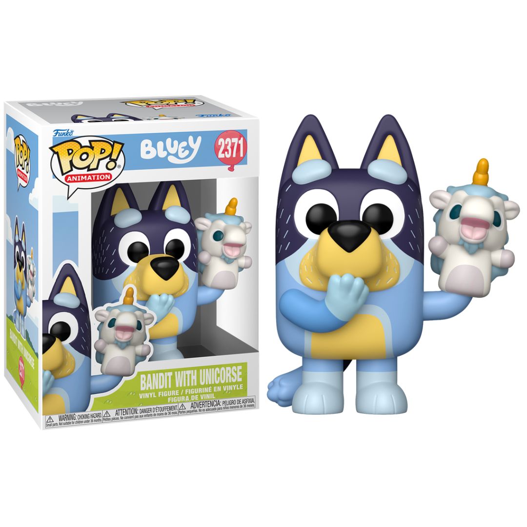 Pop! Vinyl - Bluey - Bandit With Unicorse 2371