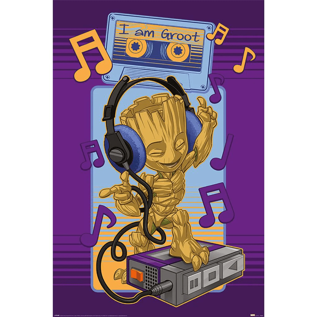 Toys N Tuck:Maxi Posters - Guardians Of The Galaxy (Groot Cassette),Marvel