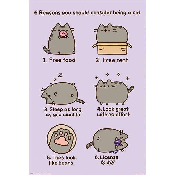 Toys N Tuck:Maxi Posters - Pusheen (Reasons To Be A Cat),Pusheen