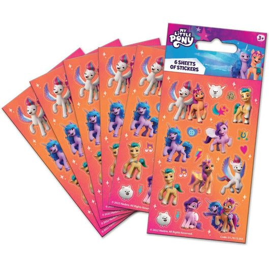 Toys N Tuck:6 Sheet Sticker Pack - My Little Pony,Paper Projects