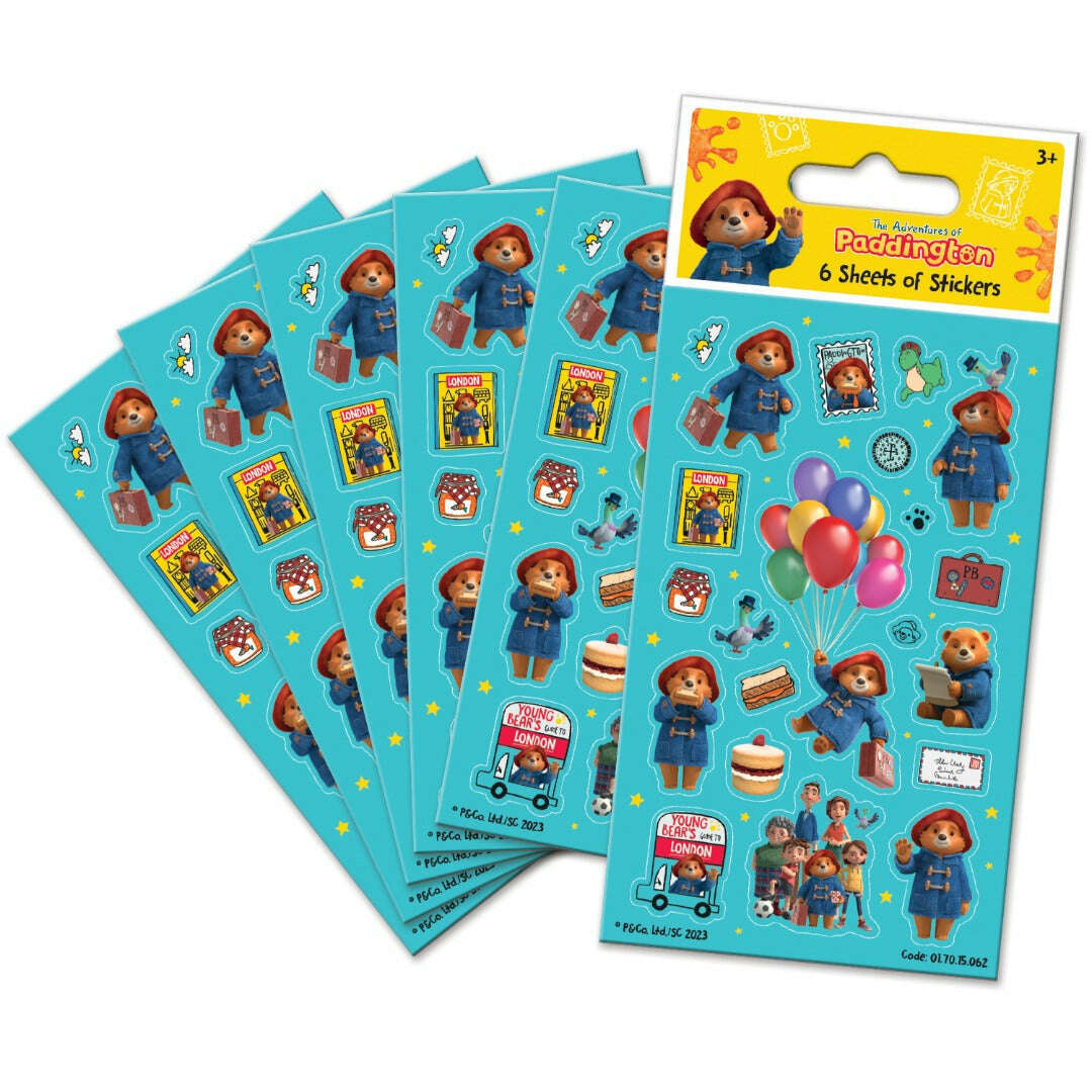 Toys N Tuck:6 Sheet Sticker Pack - Paddington,Paper Projects