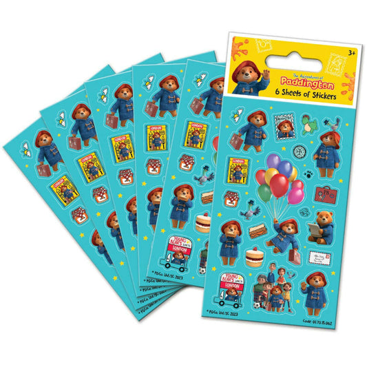 Toys N Tuck:6 Sheet Sticker Pack - Paddington,Paper Projects