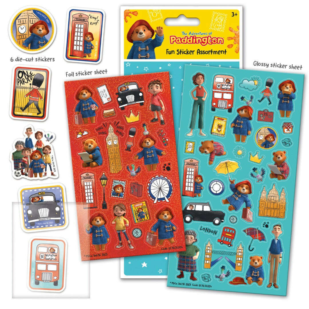 Toys N Tuck:Fun Sticker Assortment Pack - Paddington,Paper Projects