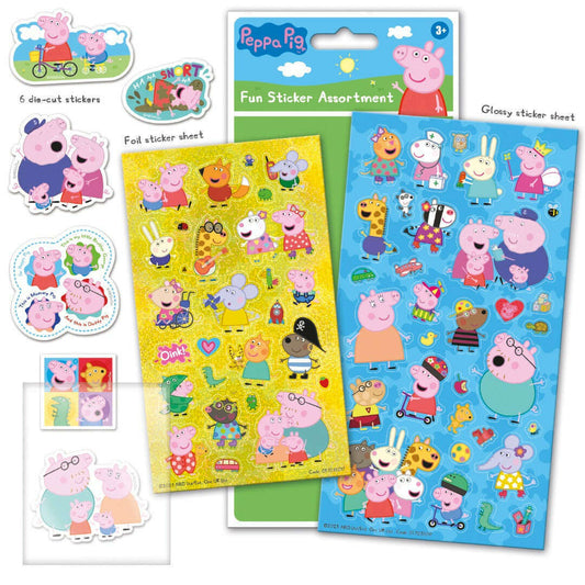 Toys N Tuck:Fun Sticker Assortment Pack - Peppa Pig,Paper Projects