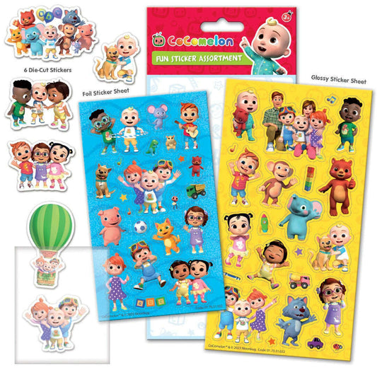 Toys N Tuck:Fun Sticker Assortment Pack - Cocomelon,Paper Projects