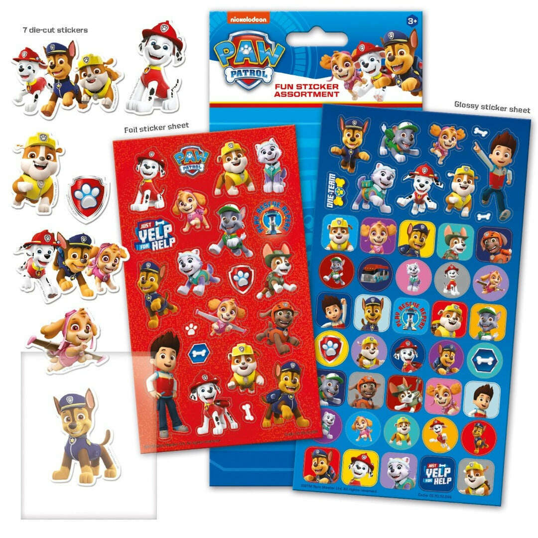 Toys N Tuck:Fun Sticker Assortment Pack - Paw Patrol,Paper Projects