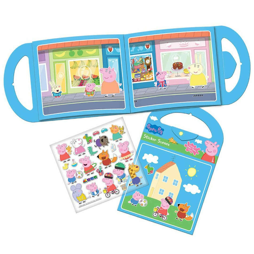 Toys N Tuck:Sticker Scenes Pack - Peppa Pig,Paper Projects