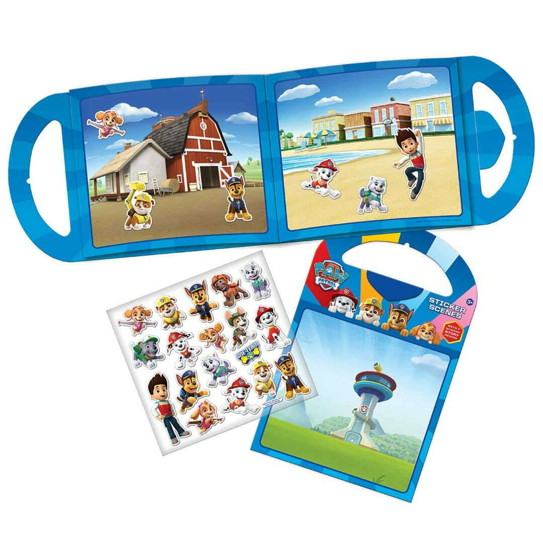 Toys N Tuck:Sticker Scenes Pack - Paw Patrol,Paper Projects