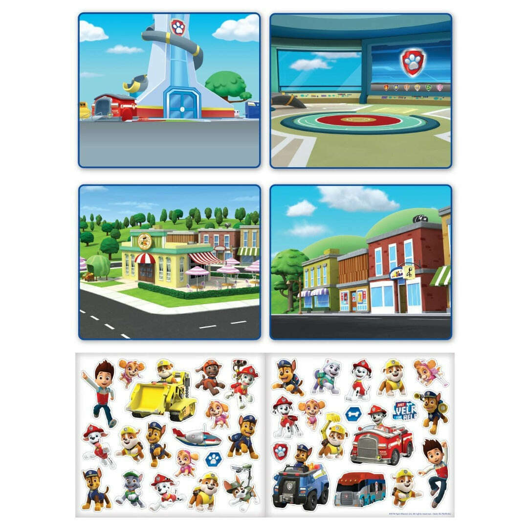 Toys N Tuck:Sticker Scenes Pack - Paw Patrol,Paper Projects