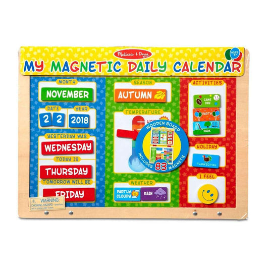 Toys N Tuck:Melissa & Doug My Magnetic Daily Calendar,Melissa