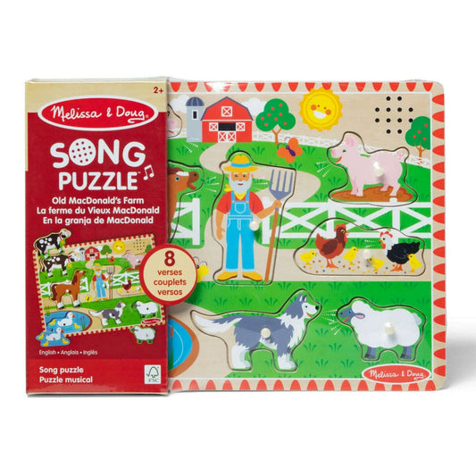 Toys N Tuck:Melissa & Doug Wooden Song Puzzle Old MacDonald's Farm,Melissa