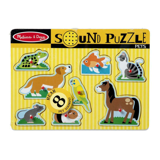 Toys N Tuck:Melissa & Doug Wooden Sound Puzzle Pets,Melissa