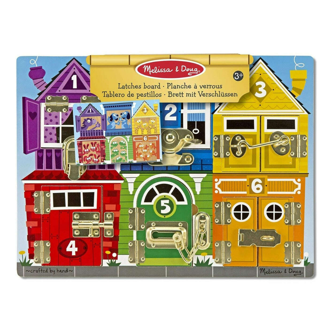 Toys N Tuck:Melissa & Doug Wooden Latches Board,Melissa