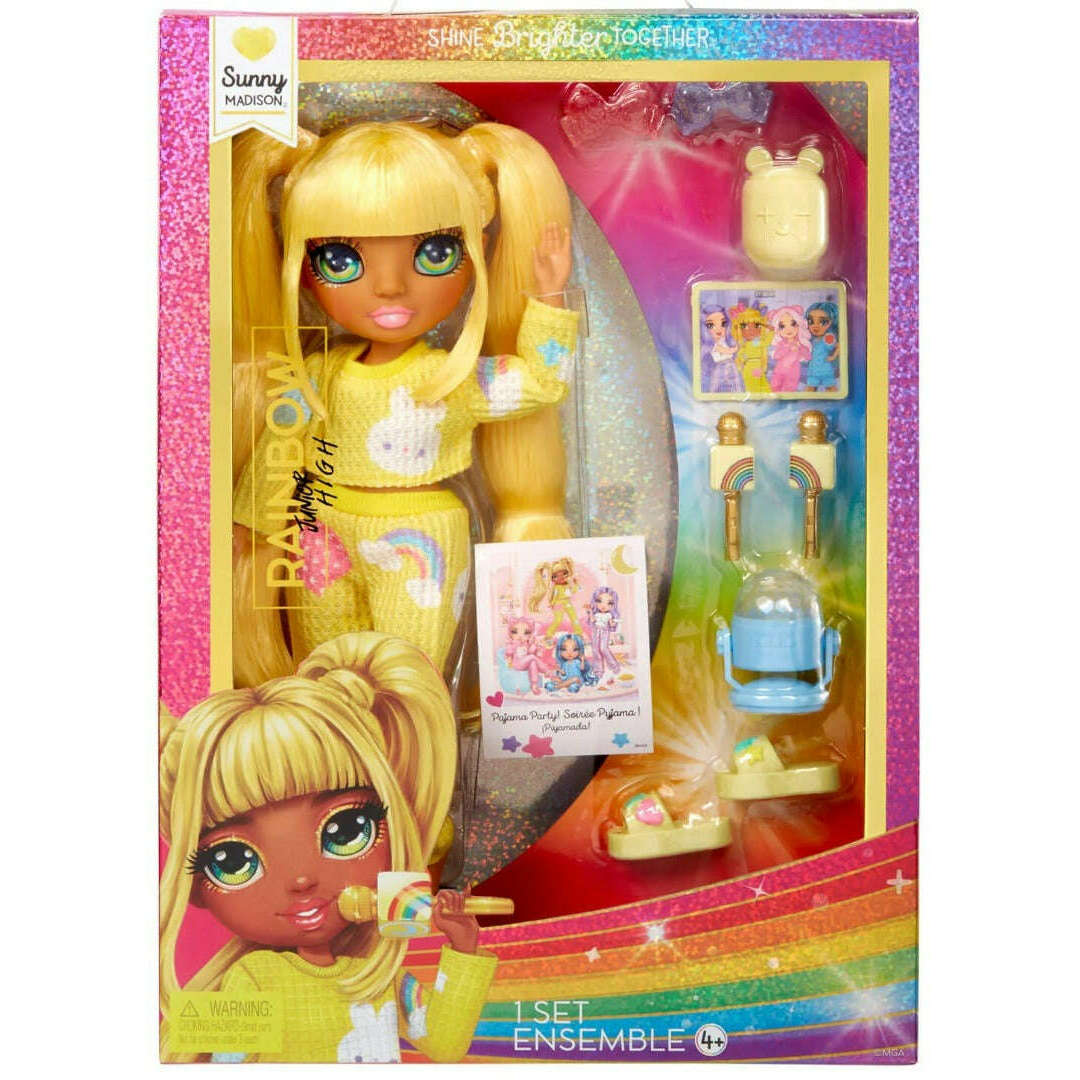 Toys N Tuck:Rainbow High Junior High PJ Party Sunny Madison,Rainbow High