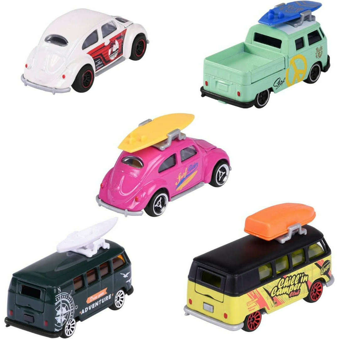 Toys N Tuck:Majorette 5 Pack Die-cast Volkswagen The Originals,Majorette