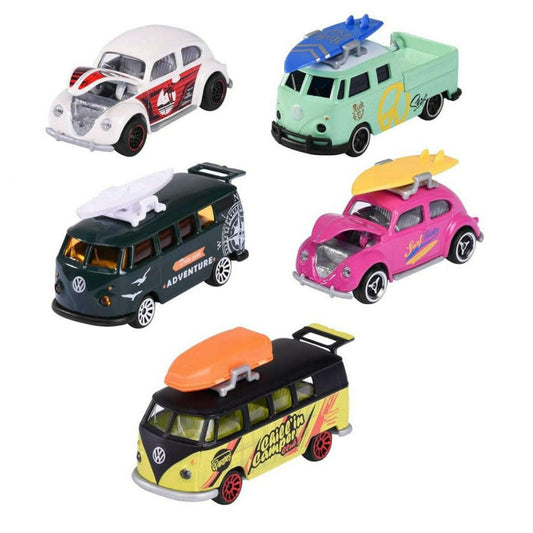 Toys N Tuck:Majorette 5 Pack Die-cast Volkswagen The Originals,Majorette