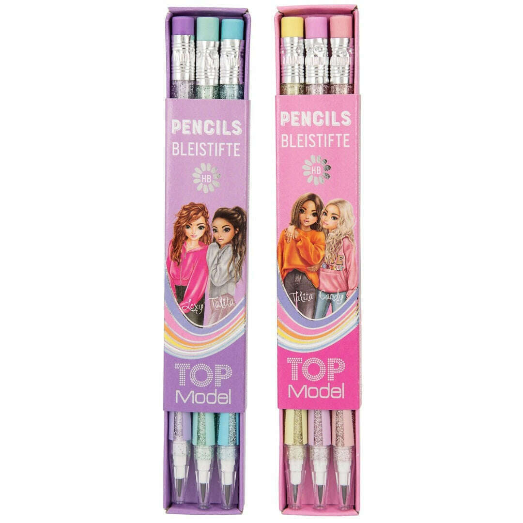 Toys N Tuck:Depesche Top Model Push Pencils Set,Top Model