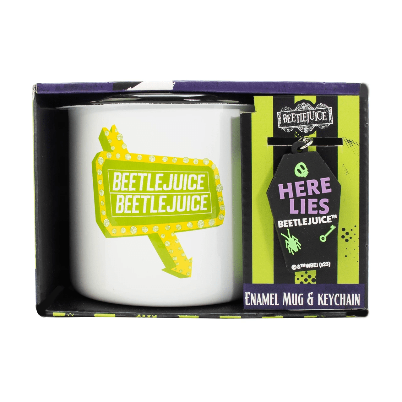 Toys N Tuck:Enamel Mug and Keyring Gift Set - Beetlejuice,Beetlejuice