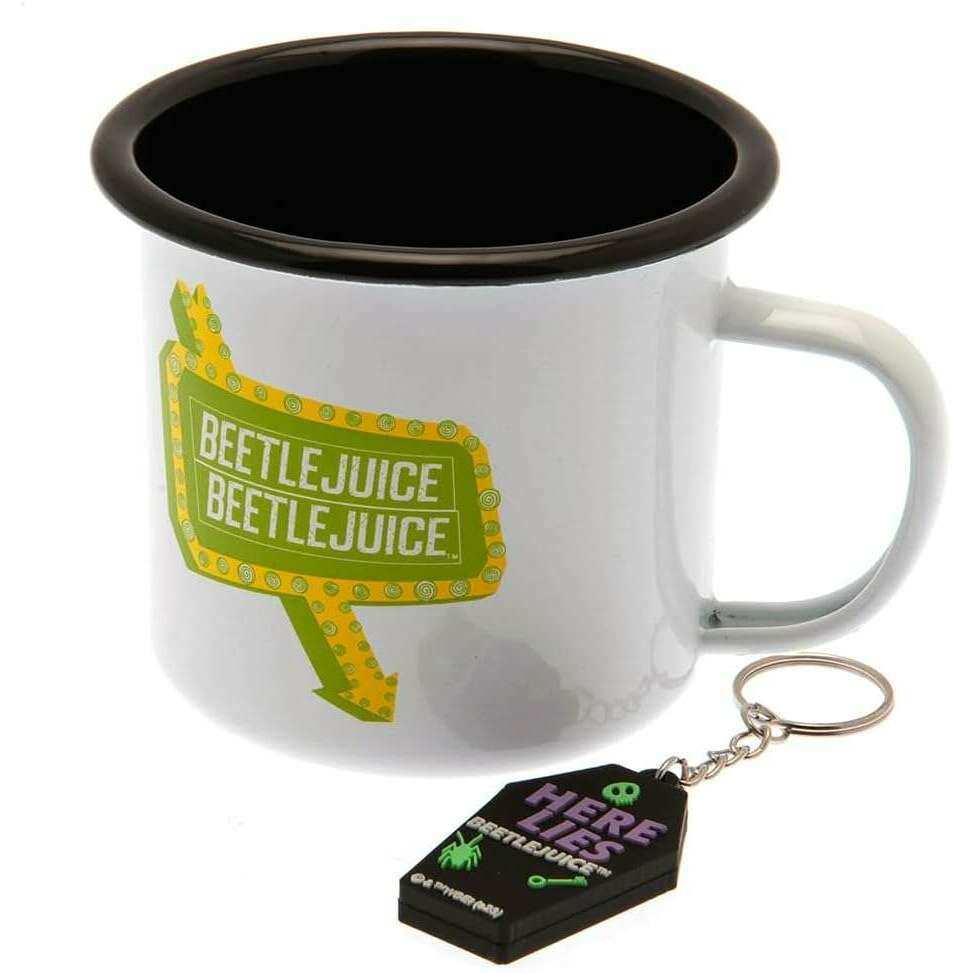 Toys N Tuck:Enamel Mug and Keyring Gift Set - Beetlejuice,Beetlejuice