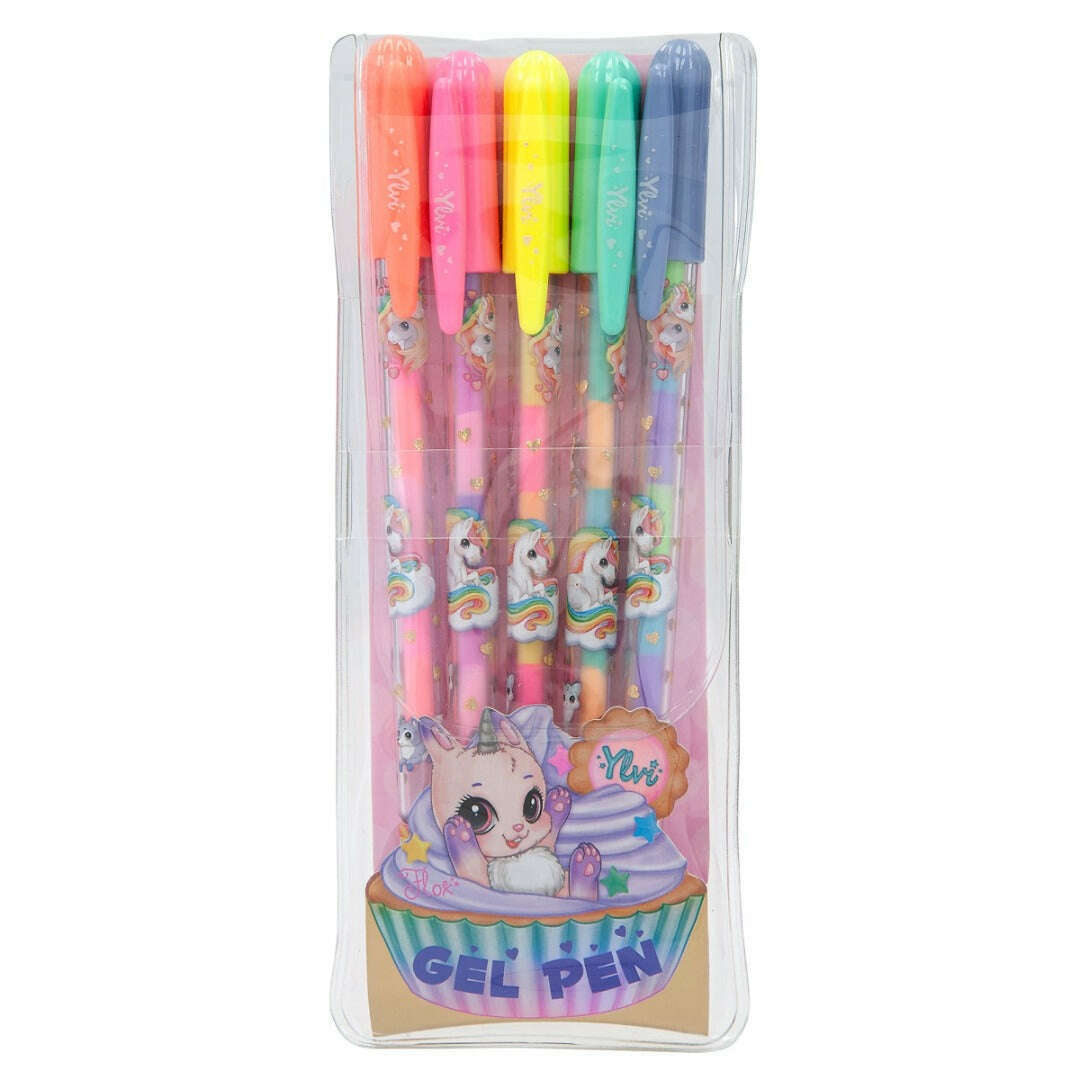 Toys N Tuck:Depesche Ylvi Gel Pen Rainbow Colours Set,Ylvi