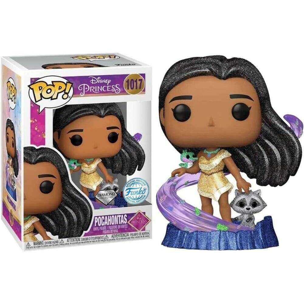 Toys N Tuck:Pop! Vinyl - Disney Princess - Pocahontas 1017 Special Edition Diamond Collection,Funko