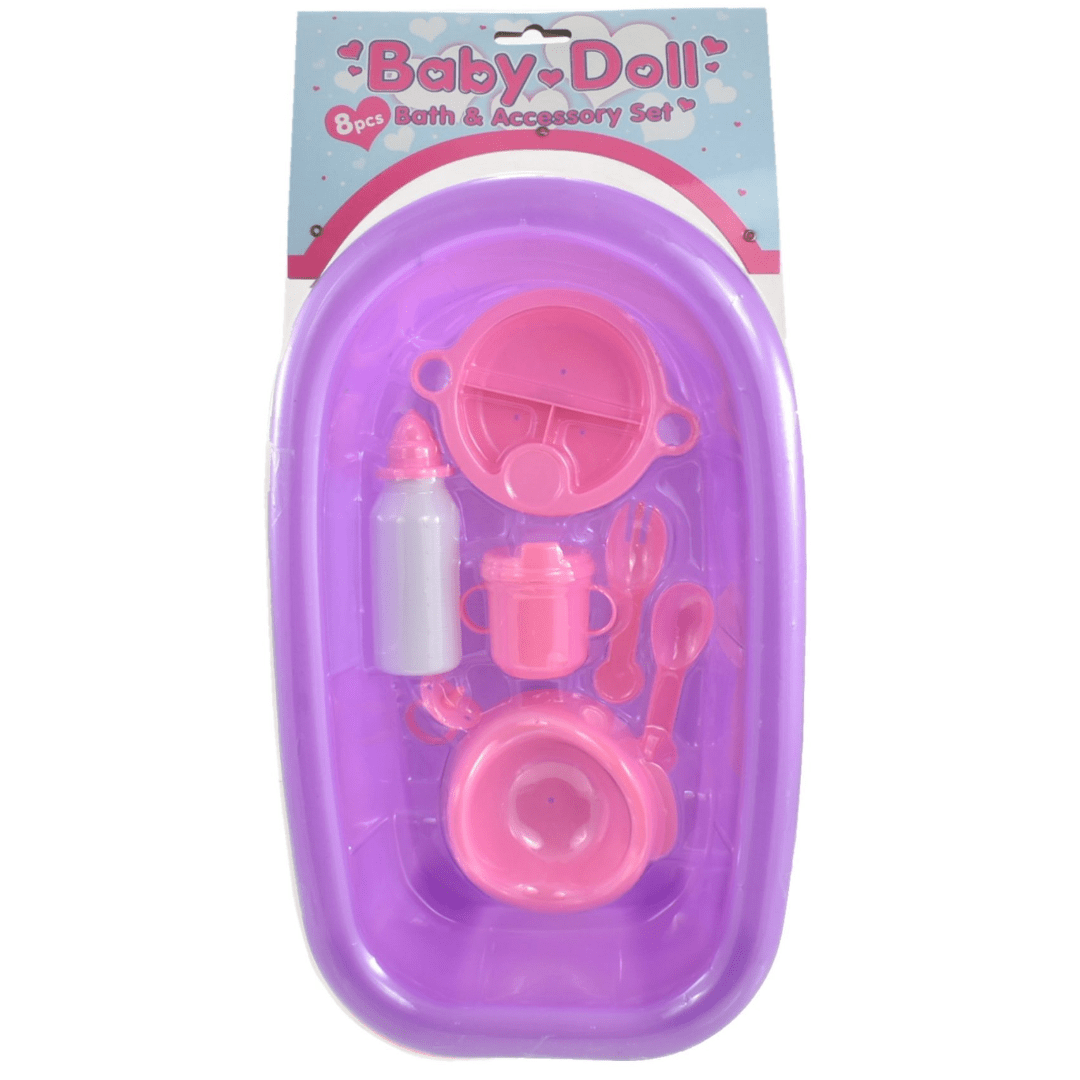 Toys N Tuck:Baby Doll Bath & Accessory Set,Kandy Toys