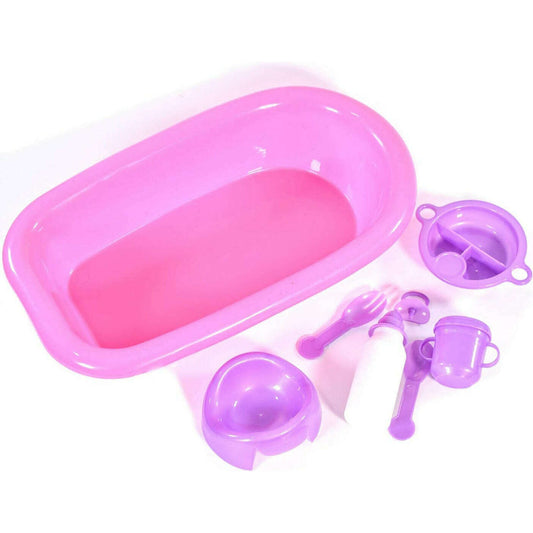 Toys N Tuck:Baby Doll Bath & Accessory Set,Kandy Toys