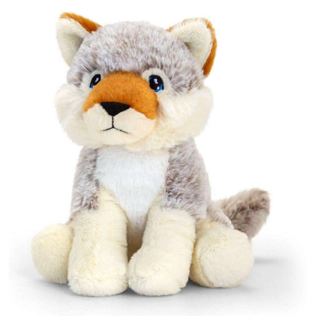 Toys N Tuck:Keeleco Animal Plush Wolf,Keel Toys