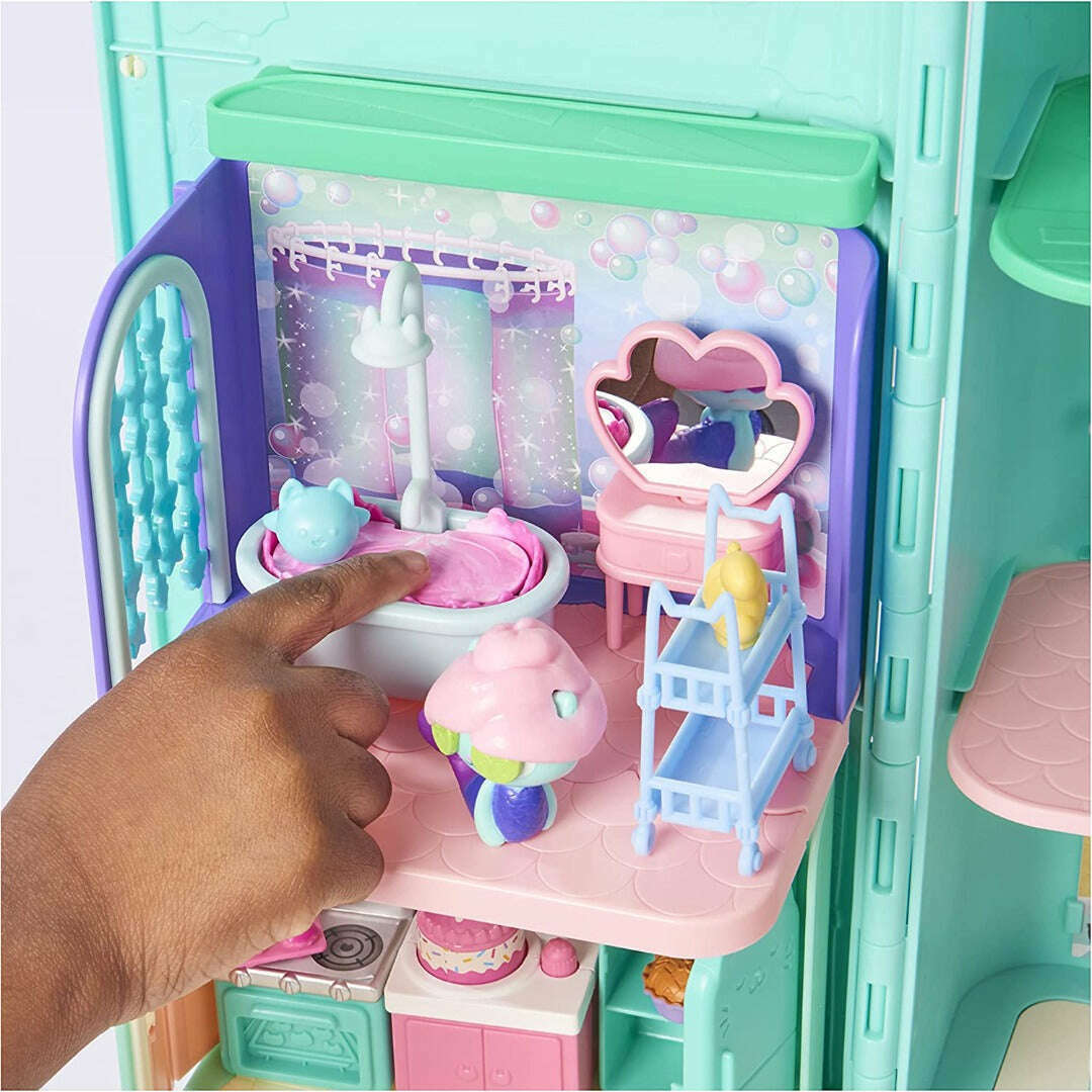 Toys N Tuck:Gabby's Dollhouse - MerCat Primp & Pamper Bathroom,Gabby's Dollhouse