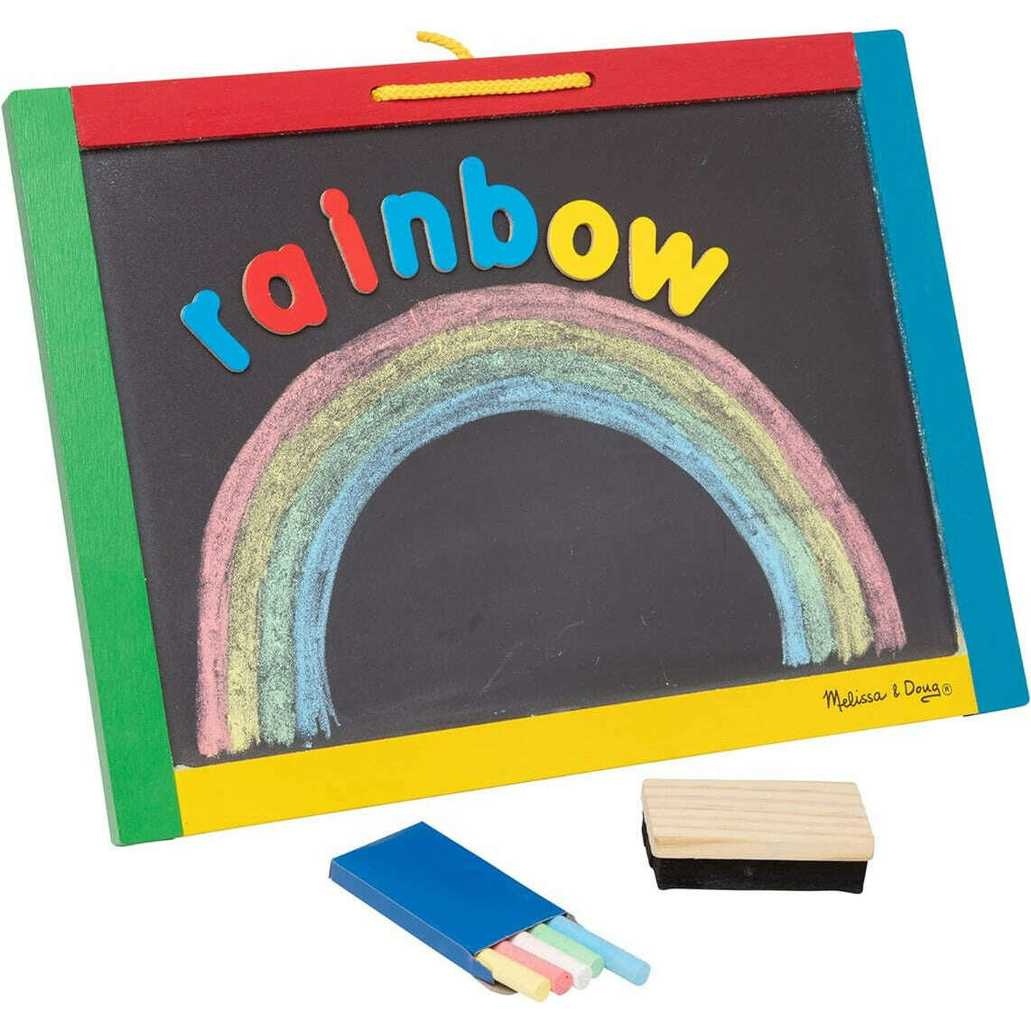 Toys N Tuck:Melissa & Doug Magnetic Chalkboard & Dry-Erase Board,Melissa