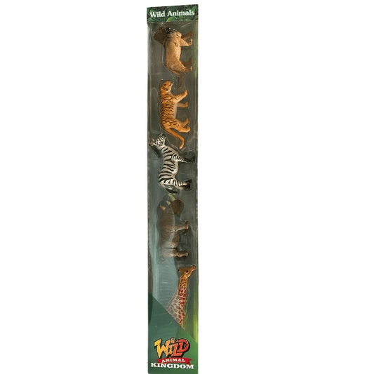 Toys N Tuck:Wild Animal Kingdom 5Pcs Wild Animals Set,Kandy Toys