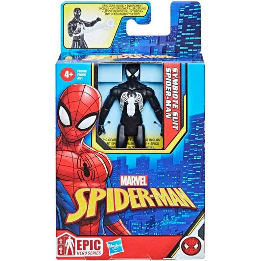 Toys N Tuck:Marvel Spider-Man Epic Hero Series 4-Inch Figure - Symbiote Suit Spider-Man,Marvel