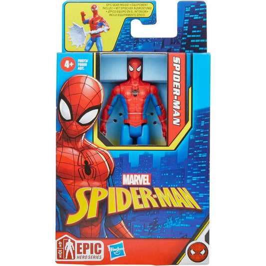 Toys N Tuck:Marvel Spider-Man Epic Hero Series 4-Inch Figure - Spider-Man,Marvel