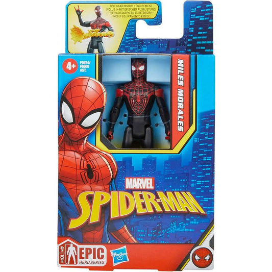 Toys N Tuck:Marvel Spider-Man Epic Hero Series 4-Inch Figure - Miles Morales,Marvel