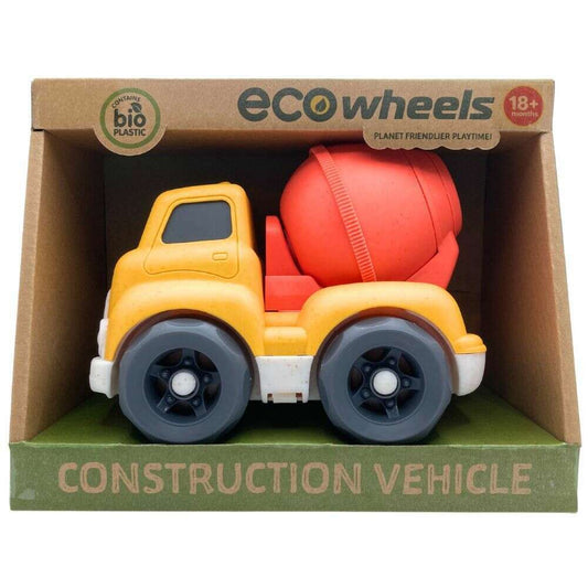 Toys N Tuck:Eco Wheels Bioplastic 16cm Construction Vehicles,Eco Wheels