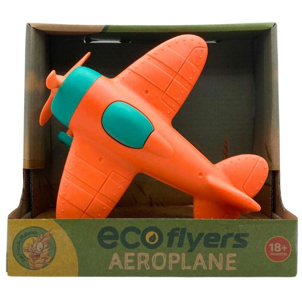 Toys N Tuck:Eco Flyers Bioplastic 18cm Aeroplane,Eco Flyers