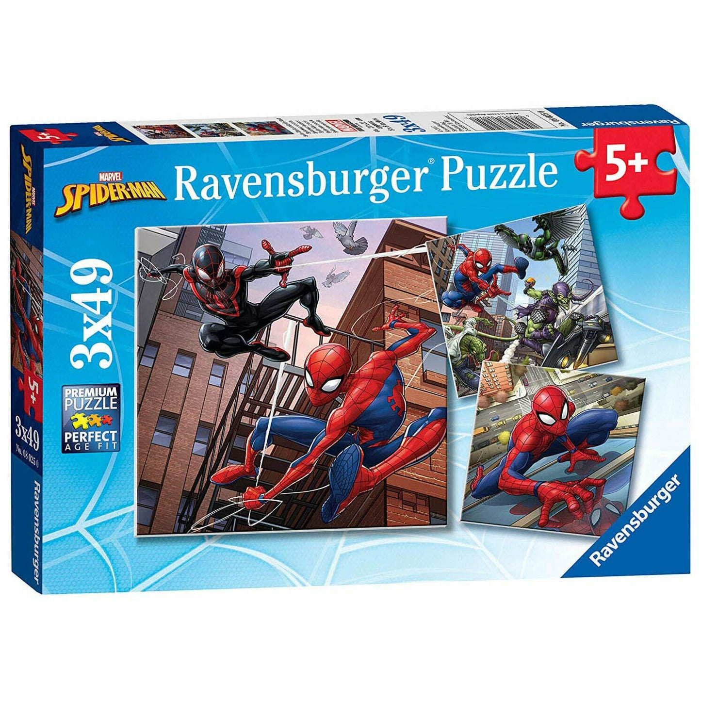 Toys N Tuck:Ravensburger 3 x 49pc Puzzles Marvel Spider-man,Marvel