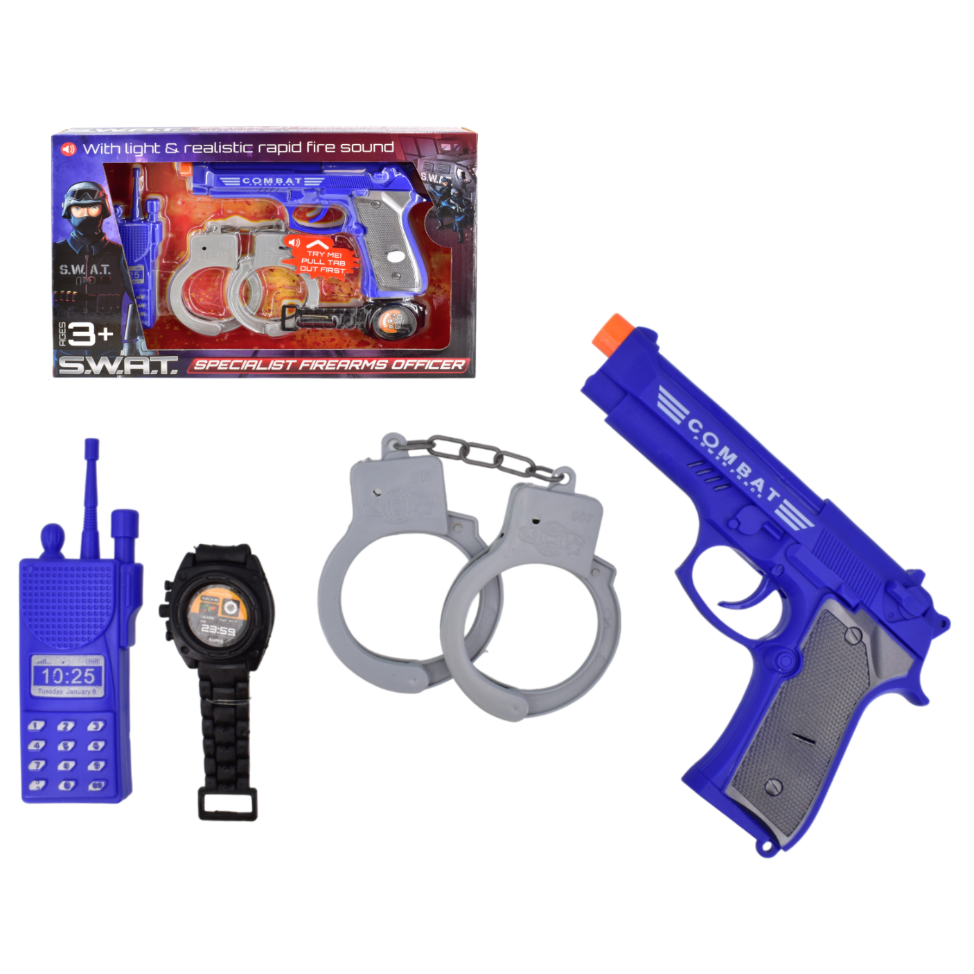 Toys N Tuck:SWAT Specialist Firearms Officer Set,Kandy Toys