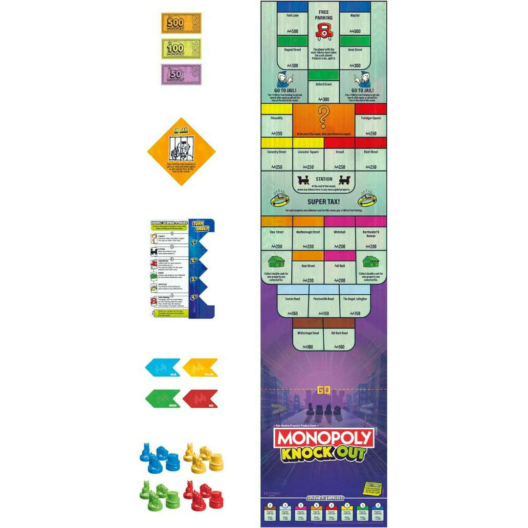 Toys N Tuck:Hasbro Gaming - Monopoly Knock Out,Hasbro Gaming