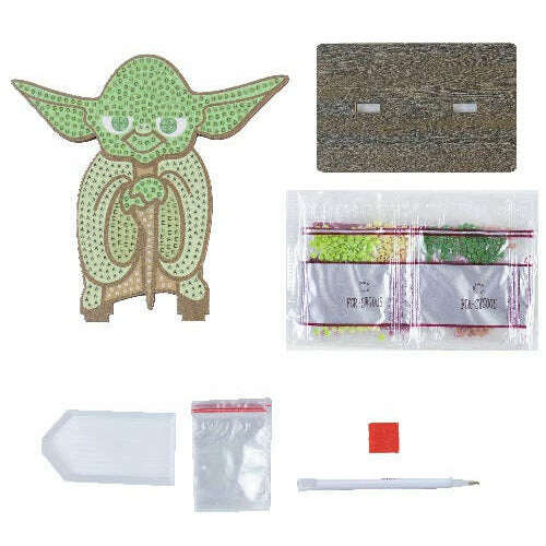 Toys N Tuck:Crystal Art Buddies Star Wars Series 1 - Yoda,Crystal Art