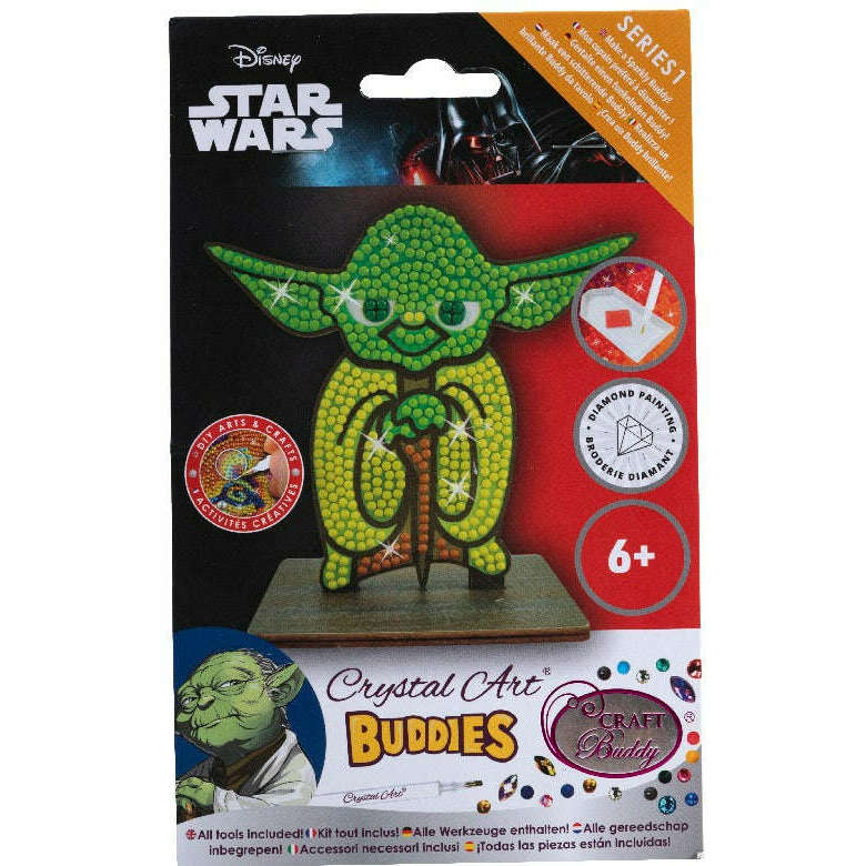 Toys N Tuck:Crystal Art Buddies Star Wars Series 1 - Yoda,Crystal Art