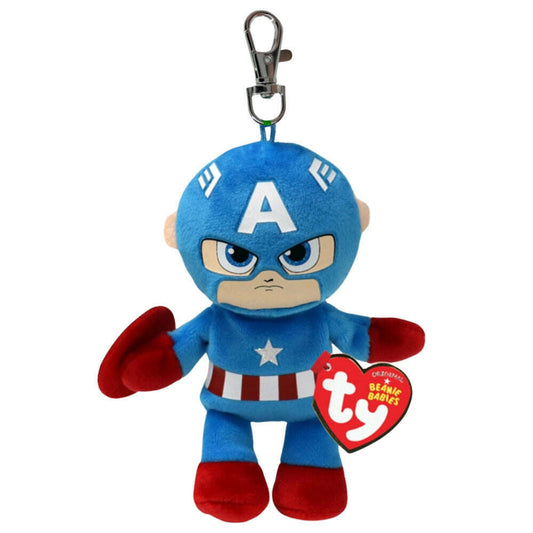 Toys N Tuck:Ty Beanie Babies Marvel Clips - Captain America,Ty