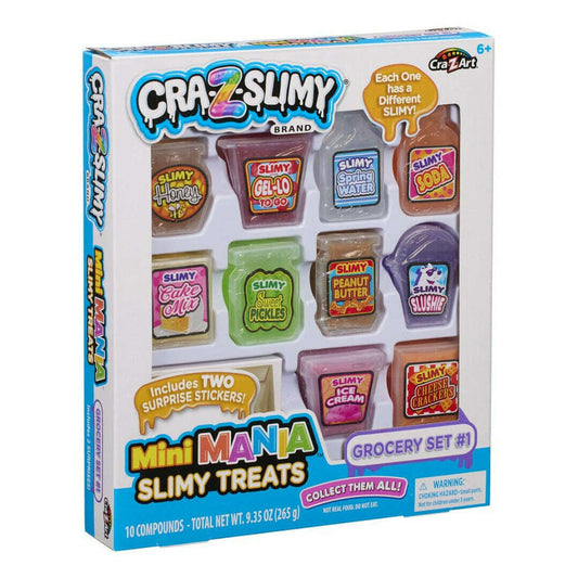 Toys N Tuck:Cra-Z-Slimy Mini Mania Slimy Treats Grocery Set,Cra-Z-Slimy