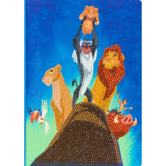 Toys N Tuck:Crystal Art Disney Notebook Kit - The Lion King,Crystal Art