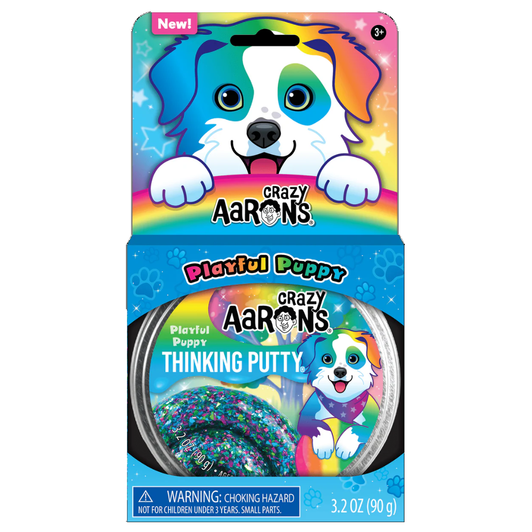 Crazy Aaron s Thinking Putty Putty Pets Playful Puppy